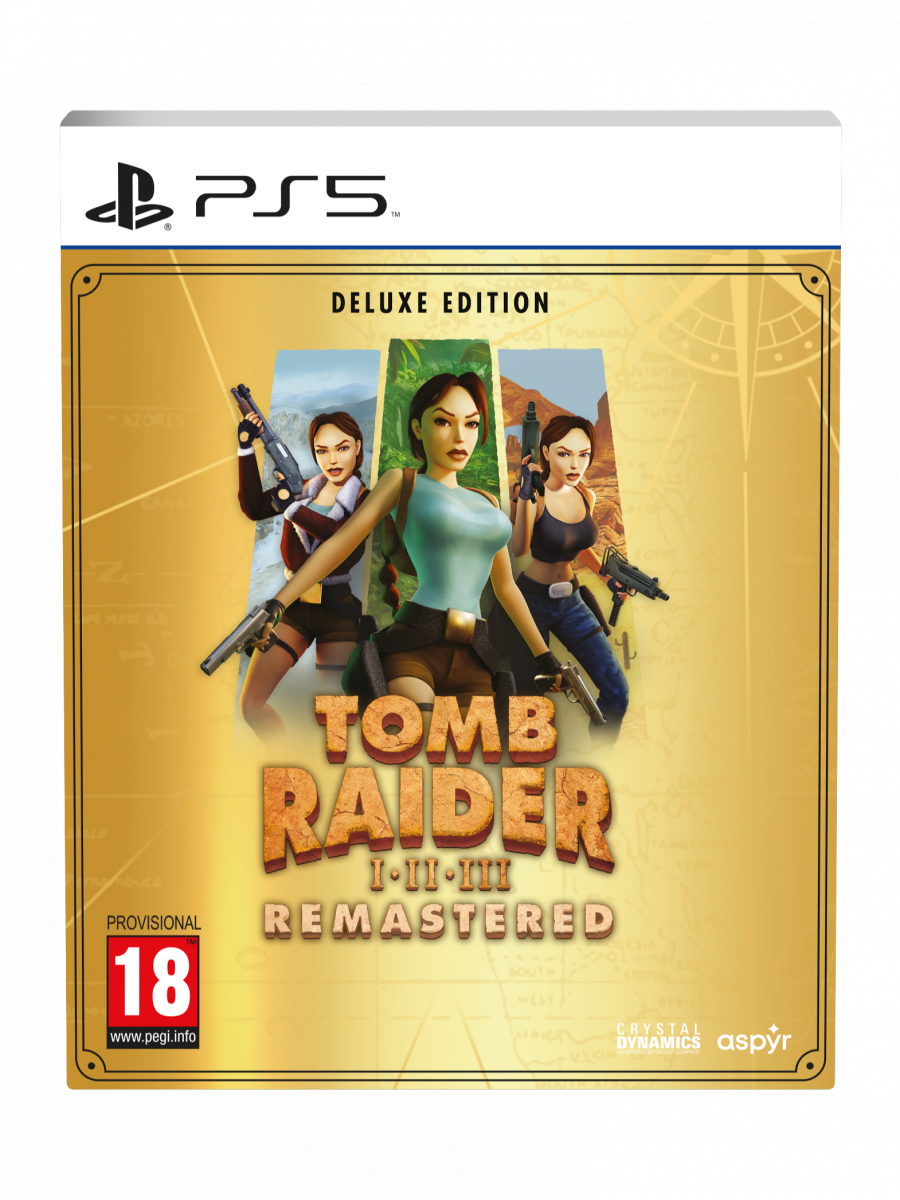 Tomb Raider I III Remastered Starring Lara Croft Deluxe Edition PS