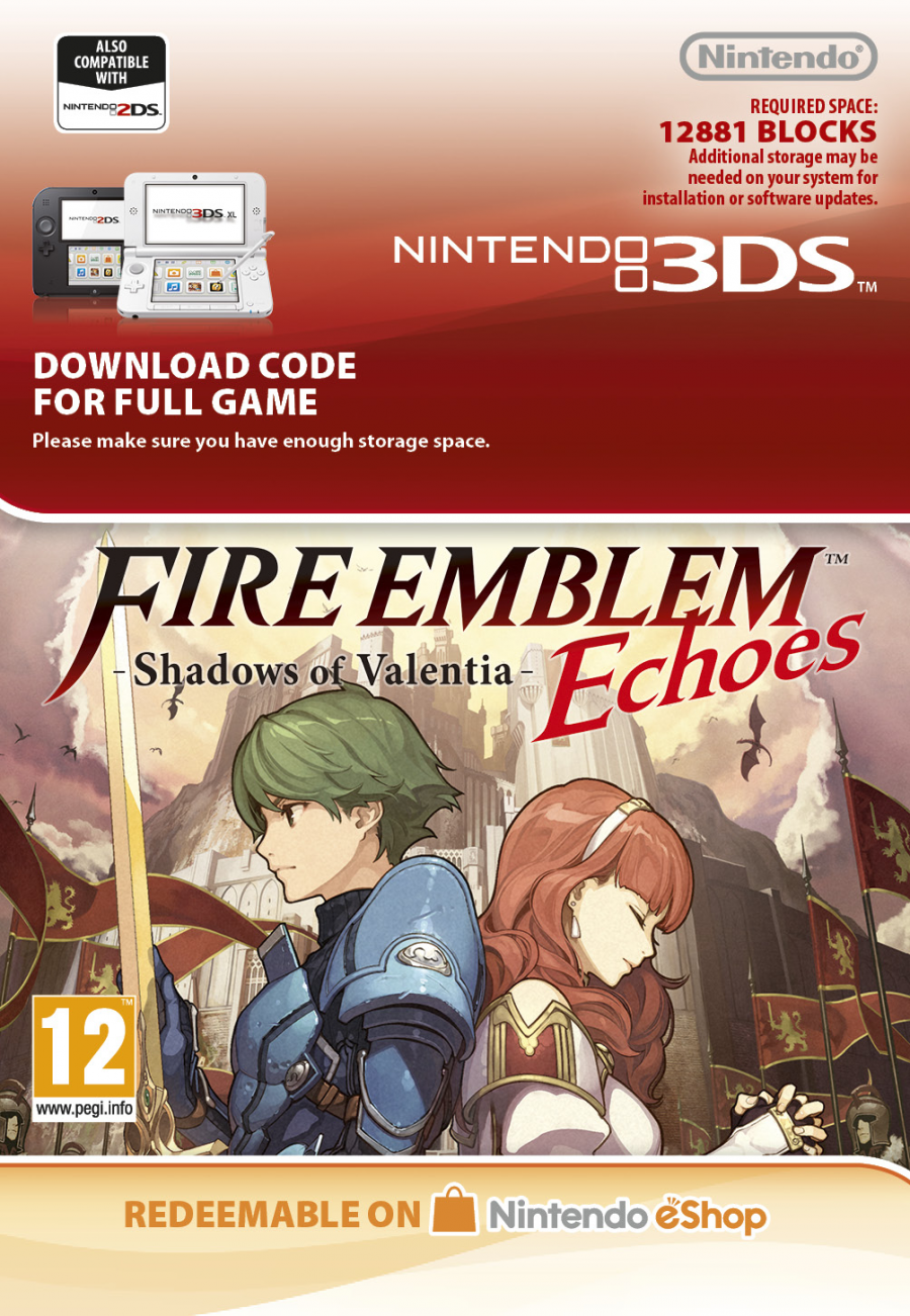 Fire Emblem Echoes Shadows of Valentia (3DS Digital) (3DS) Gamlery.cz