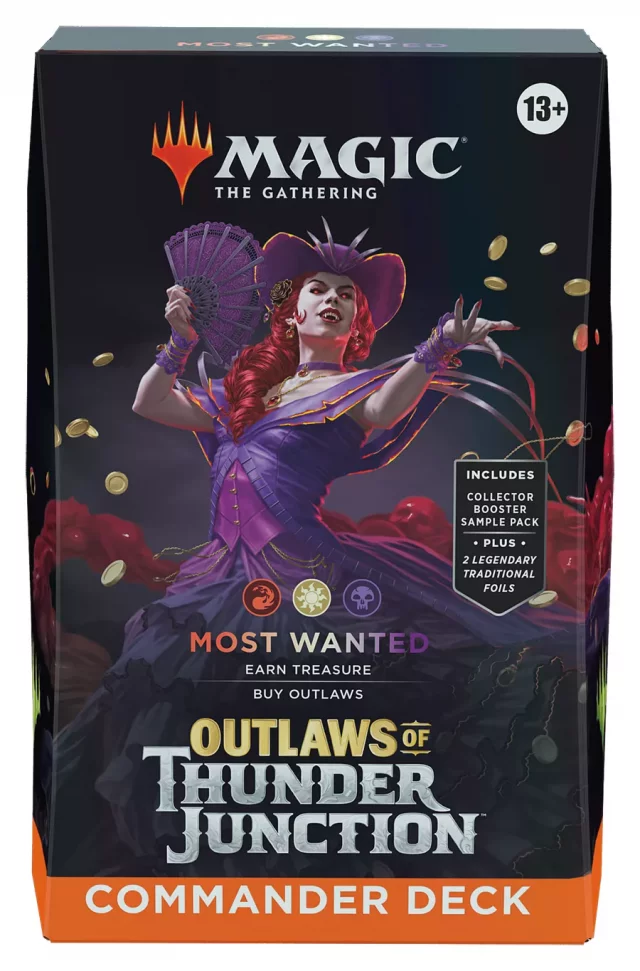 Karetní hra Magic: The Gathering Outlaws of Thunder Junction - Most Wanted Commander Deck