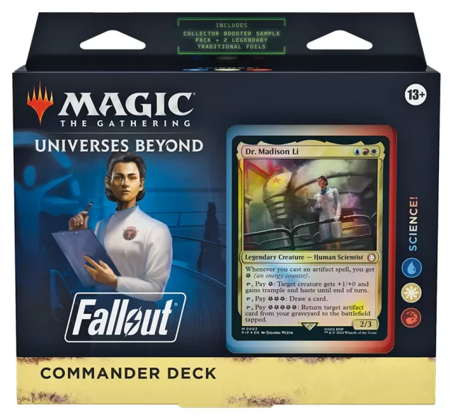 Karetní hra Magic: The Gathering Universes Beyond - Fallout - Science! (Commander Deck)