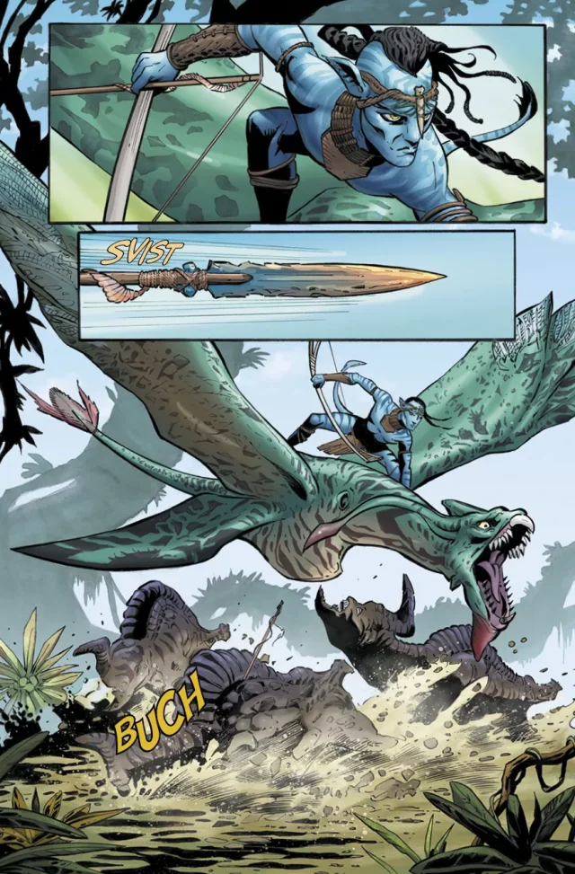 Komiks Avatar 1: Tsu’tejův příběh
