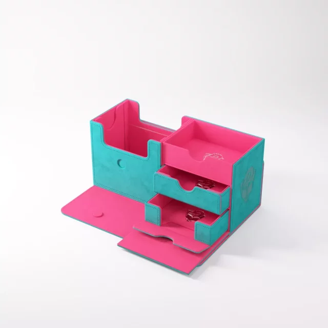 Krabička na karty Gamegenic - The Academic 133+ XL Convertible Teal/Pink