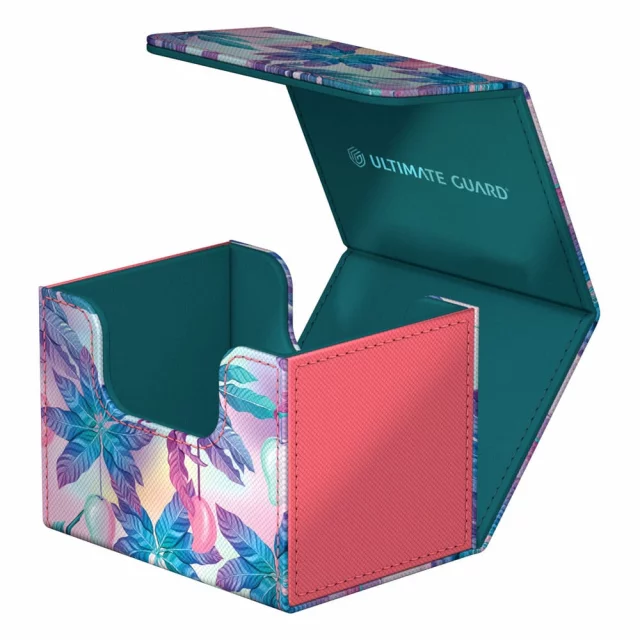 Krabička na karty Ultimate Guard - Floral Places Sidewinder 100+ Miami Pink