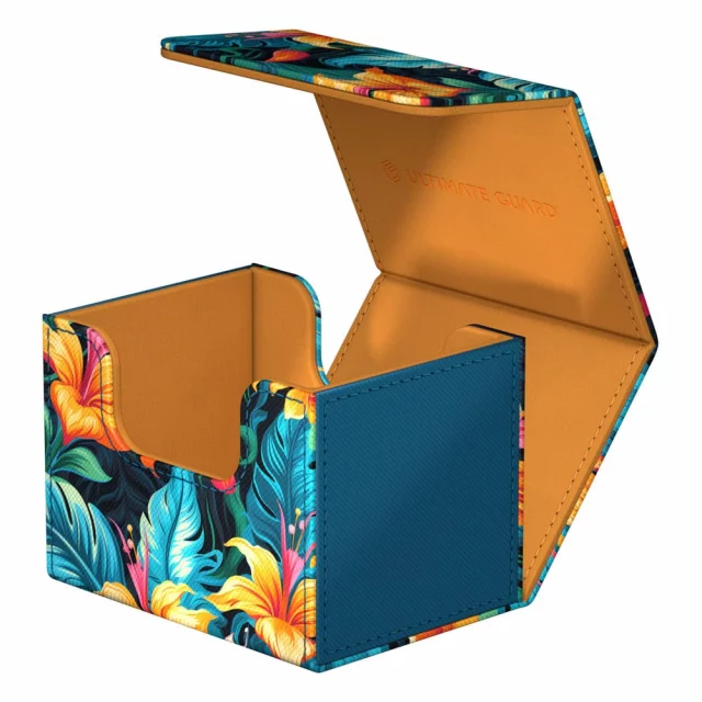 Krabička na karty Ultimate Guard - Floral Places Sidewinder 100+ Tulum Blue