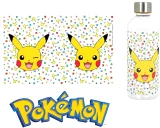 Láhev na pití Pokémon - Pikachu Face (skleněná)