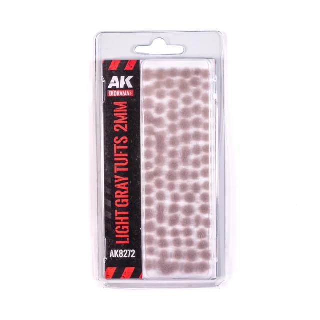 Modelářský porost AK - Light Gray Fantasy tufts (2 mm)