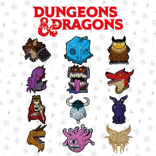 Odznak Dungeons & Dragons - 50th Anniversary Pins (náhodný výběr)