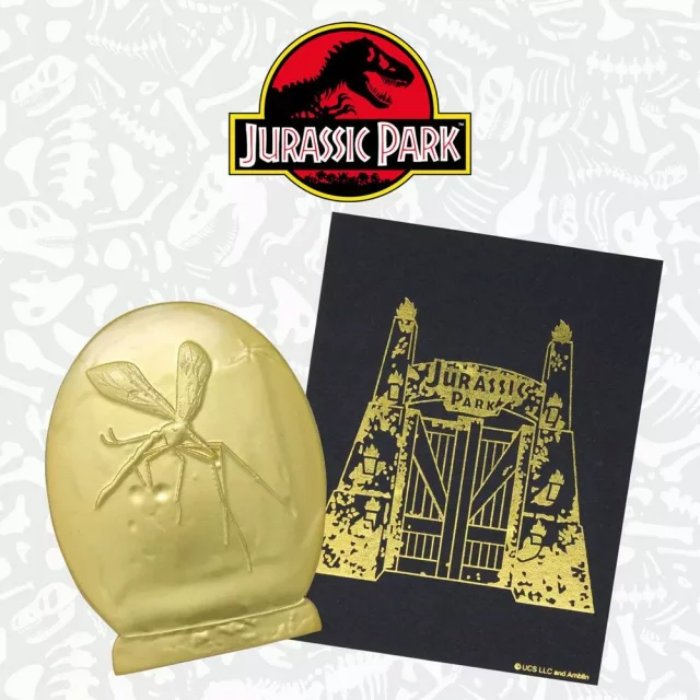 Odznak Jurassic Park XL (pozlacený)