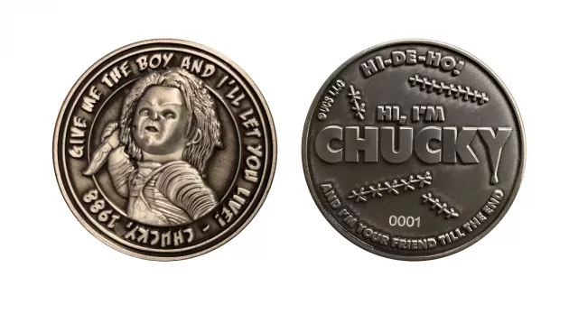 Sběratelská mince Chucky - Hi, I'm Chucky Limited Edition