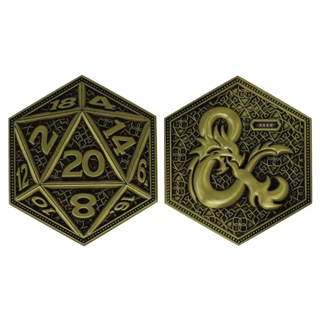Sběratelská mince Dungeons & Dragons - D20 Flip Coin Limited Edition