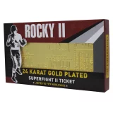 Sběratelská plaketka Rocky II - Superfight II Ticket Limited Edition
