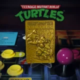 Sběratelská plaketka Teenage Mutant Ninja Turtles (pozlacená)