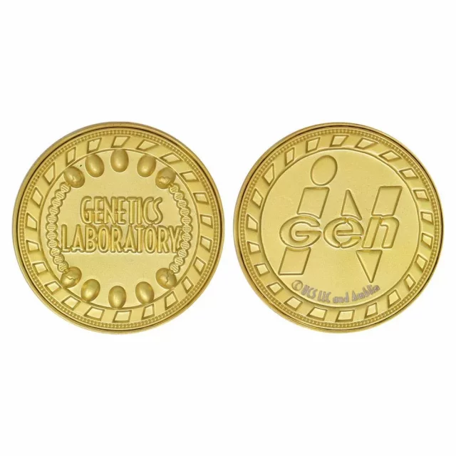 Sběratelská sada Jurassic Park - Genetics Laboratory Service Award (mince, medaile, odznak)