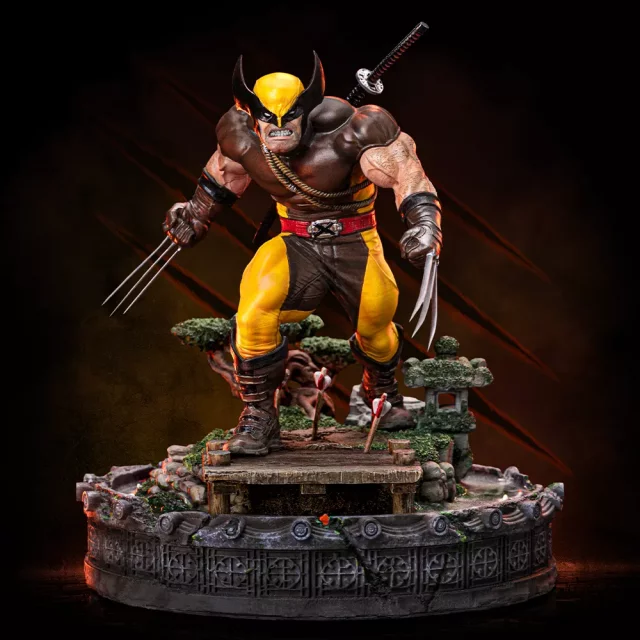 Soška X-Men - Wolverine Unleashed Deluxe Art Scale 1/10 (Iron Studios)