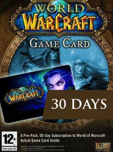 World of Warcraft EU 30 Dní předplacená karta (DIGITAL)