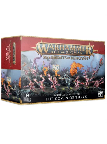 W-AOS: Regiments of Renown: Disciples of Tzeentch - The Coven of Thryx (14 figurek)