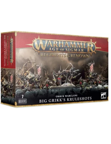 W-AOS: Regiments of Renown: Orruk Warclans - Big Grikk’s Kruleshots (7 figurek)