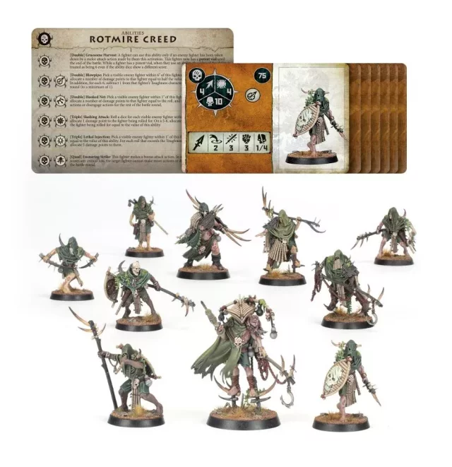 W-AOS: Warcry - Rotmire Creed (10 figurek)