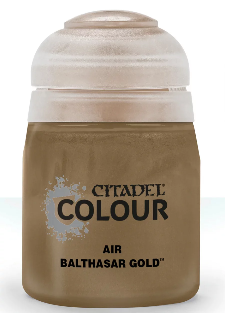 Citadel Air Paint zlatá (Balthasar Gold) (2022) Gamlery.cz