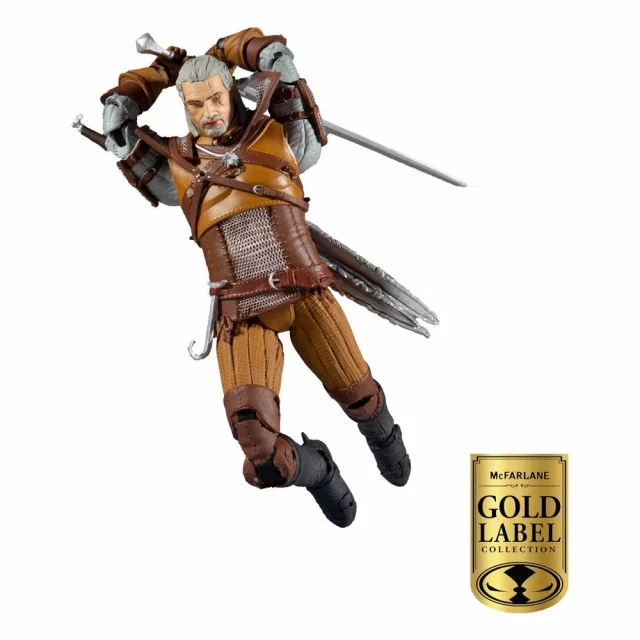 Figurka Zaklínač - Geralt Action Figure 18 cm (McFarlane, Gold Label Collection)