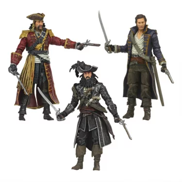 figurky (McFarlane) Assassins Creed: Golden Age of Piracy (set 3 pirá