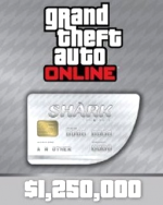 Grand Theft Auto V Online Great White Shark Cash Card 1,250,000$ GTA 5