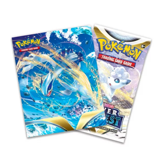 Album na karty Pokémon - Sword and Shield Silver Tempest Mini + booster (10 karet)