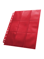Stránka do alba Ultimate Guard - Side Loaded 18-Pocket Pages Red (1 ks)