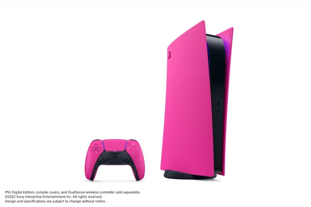 Kryt na konzoli PlayStation 5 Digital Edition - Nova Pink