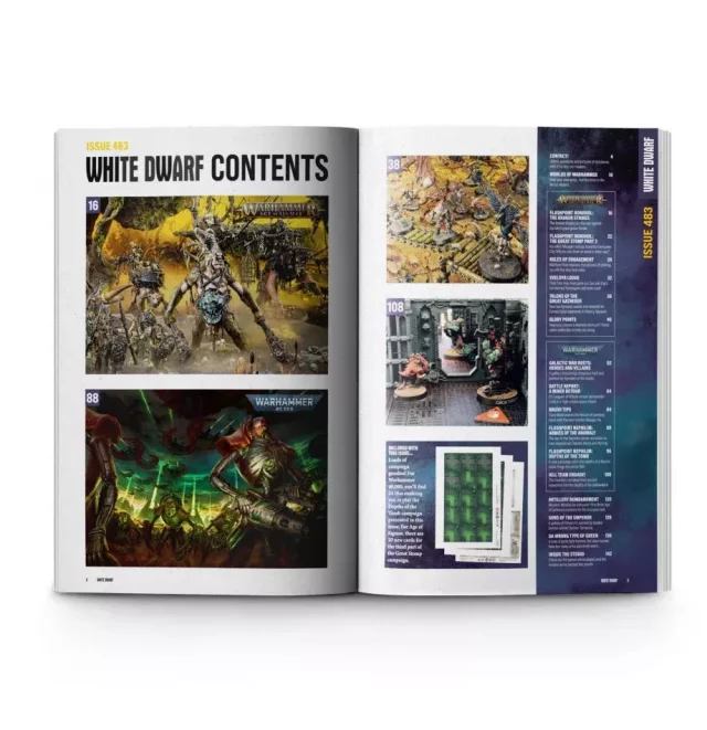 Časopis White Dwarf 2022/12 (Issue 483) + karty