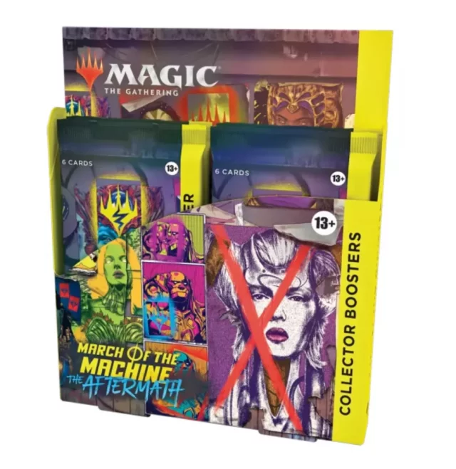 Karetní hra Magic: The Gathering March of the Machine: The Aftermath - Collector Booster Box (12 boosterů)