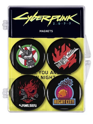Magnet Cyberpunk - Sada 4 magnetů