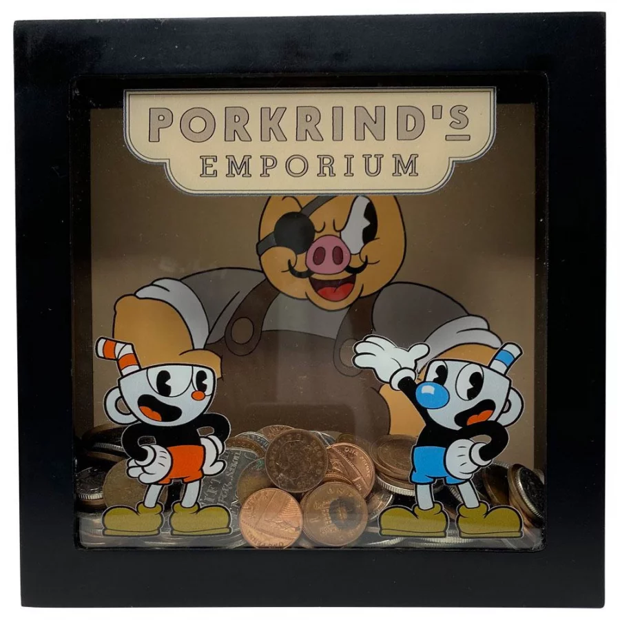 Pokladnička Cuphead Porkrinds Emporium Gamlery.cz