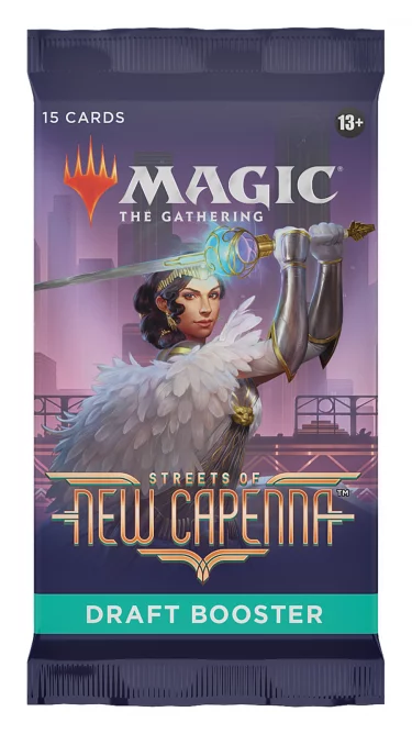 Karetní hra Magic: The Gathering Streets of New Capenna - Draft Booster (15 karet)