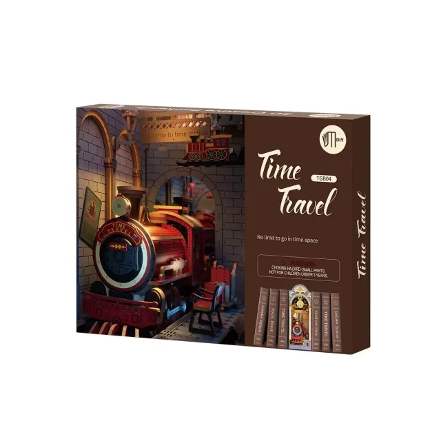 Stavebnice - zarážka na knihy Time Travel (dřevěná)