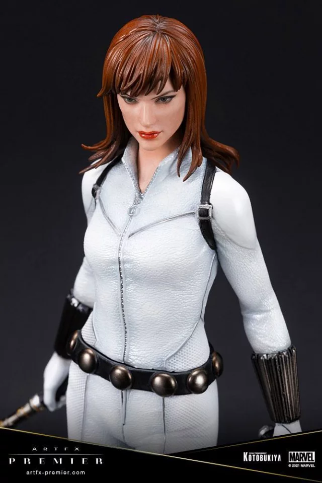 Soška Marvel - Black Widow White Costume Limited Edition (ArtFX Premier)