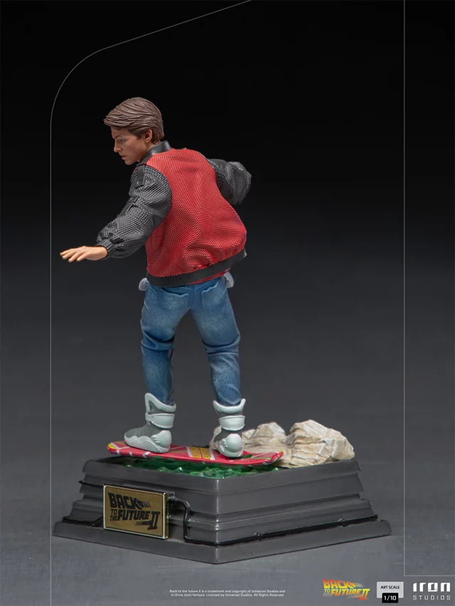figurka Marty McFly on Hoverboard Art Scale 1/10 - Back to the Future Part II