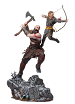 Soška God of War - Kratos and Atreus BDS Art Scale 1/10 (Iron Studios) (poškozený obal)