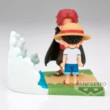 Figurka One Piece - Monkey Luffy & Shanks Diorama (Log Stories) (BanPresto)