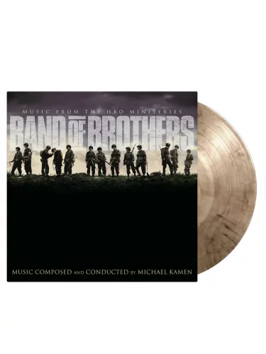 Oficiální soundtrack Band Of Brothers na 2x LP (poškozený obal)