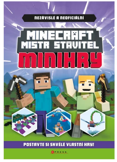 Kniha Minecraft - Mistr stavitel: Minihry