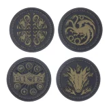 Podtácky Game of Thrones: House of the Dragon - Metal Coasters (4ks)