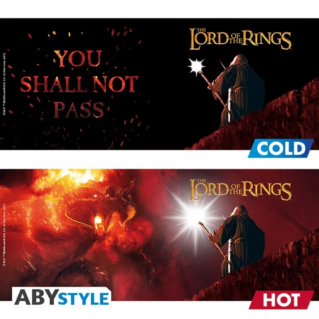 Hrnek Lord of the Rings - You Shall Not Pass (měnící se)
