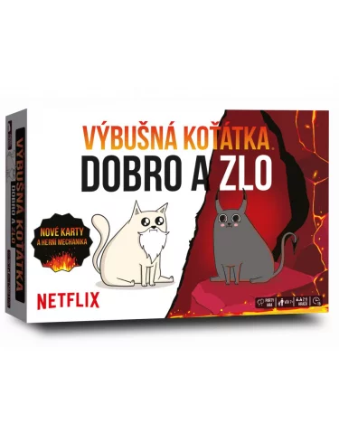 Karetní hra Výbušná koťátka - Dobro a zlo