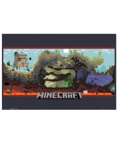 Plakát Minecraft - Underground