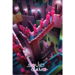 Plakát Squid Game - Crazy Stairs