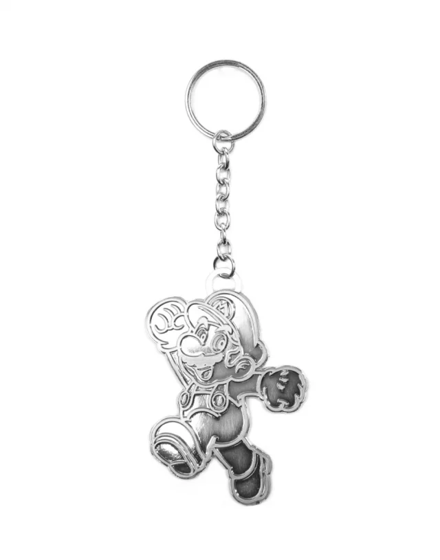 Klíčenka Nintendo - Silver Mario