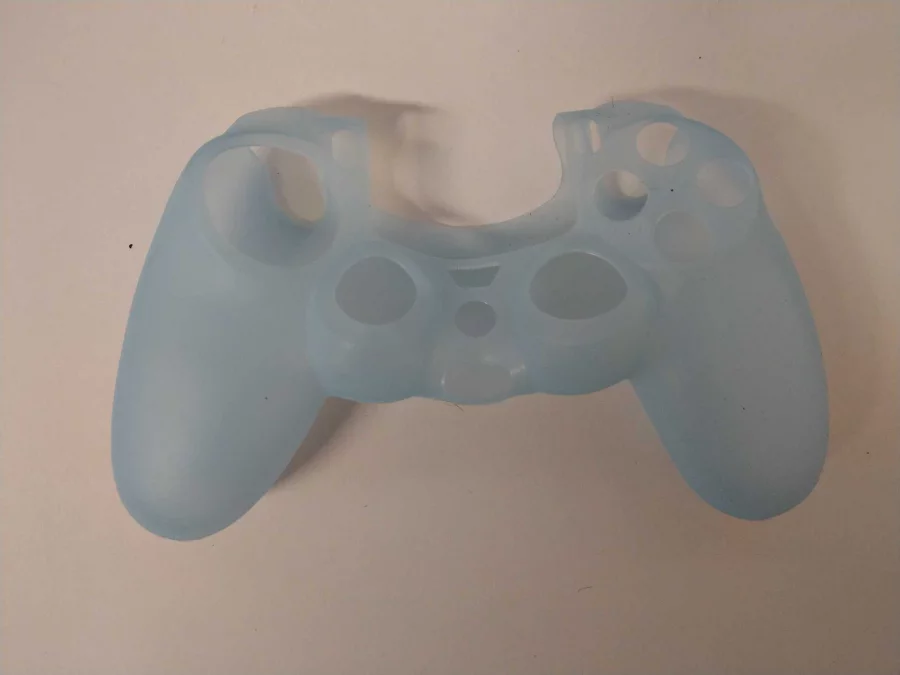 Silikonový obal na DualShock 4 - světle modrý (PS4)