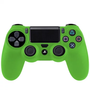 Silikonový obal na Dualshock 4 - zelený