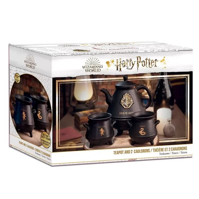 Čajový set Harry Potter - Hogwarts (konvička + 2 šálky)